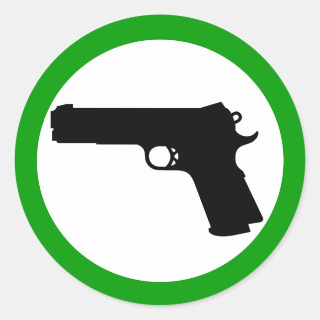 Aufkleber für die Selbstverteidigungszone (Vorderseite)