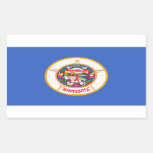 Aufkleber für die Staatsflagge von Minnesota
