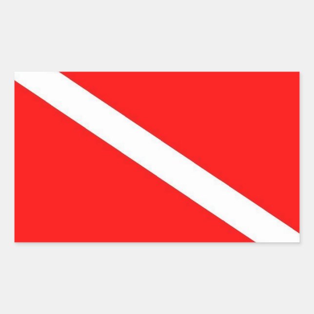 Aufkleber für die Tauchflagge (Vorderseite)