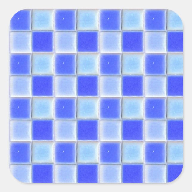 Aufkleber für die Tiles-Keramik der blauen Tafel (Vorderseite)