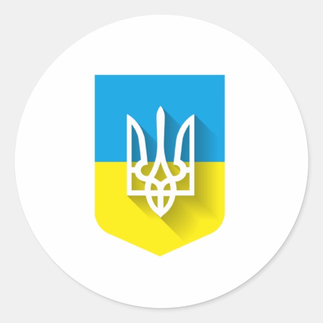 Aufkleber für die Ukraine (Vorderseite)