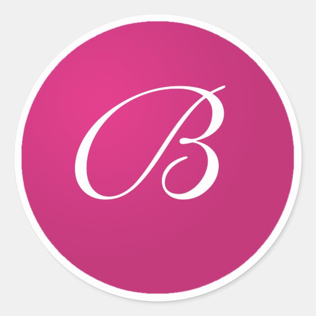 Aufkleber für die Umhüllung aus heißem Rosa und we (Vorderseite)