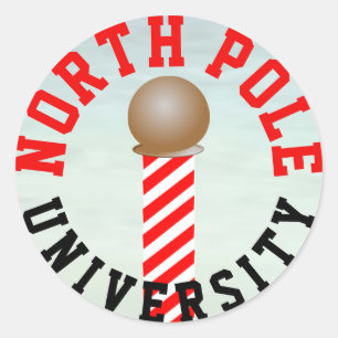 Aufkleber für die Universität Nordpol
