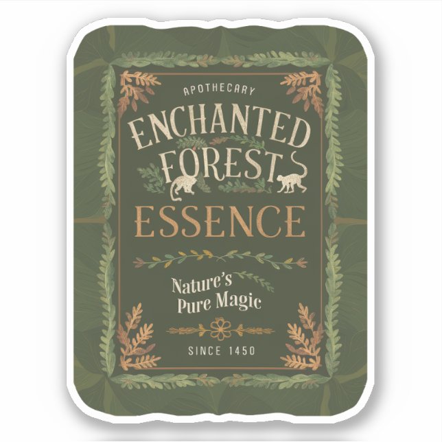 Aufkleber für die verzauberte Forest Essence (Vorderseite)