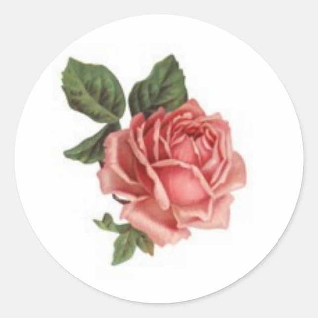 Aufkleber für die viktorianische Blume 2 (Vorderseite)