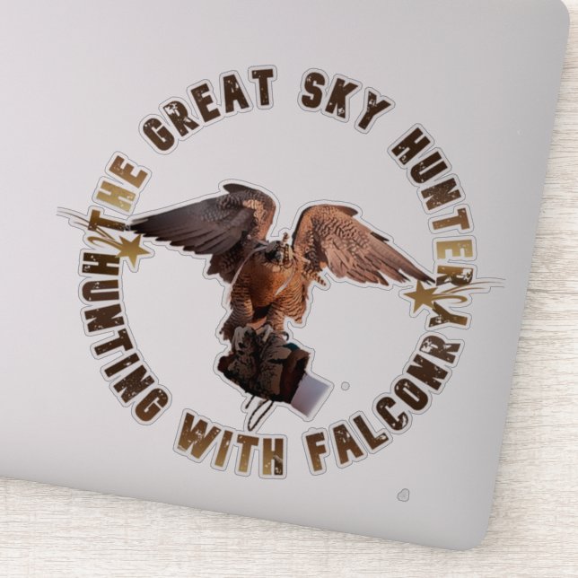 Aufkleber für die Vogeljagd (Detail)