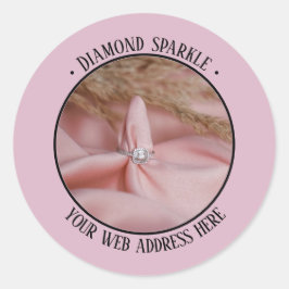 Aufkleber für die Werbeaktion