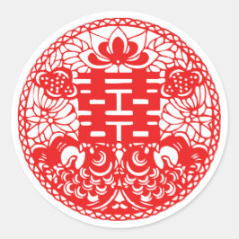 Aufkleber für doppeltes Glück