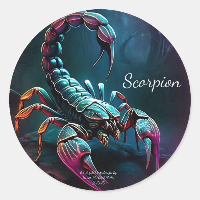 Aufkleber für Entertainer von James Michael Miller (Vorderseite)