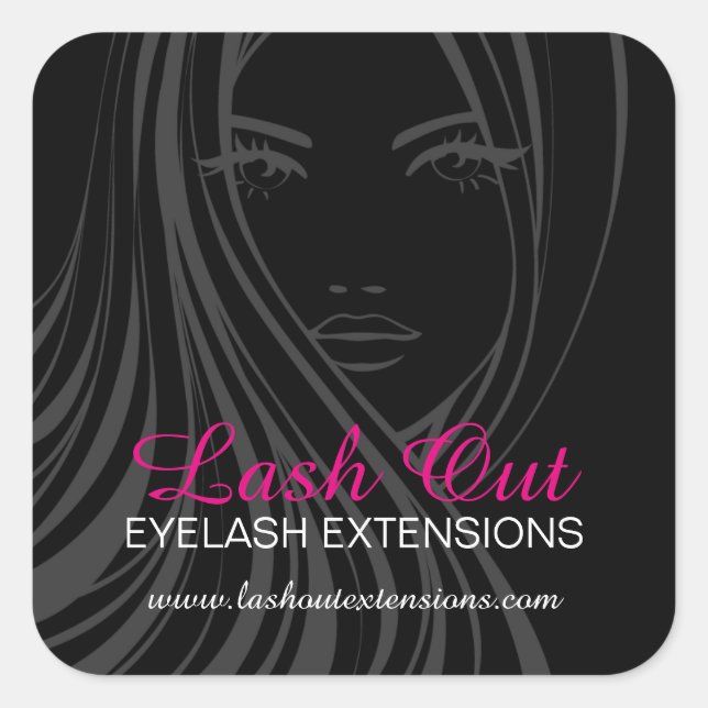 Aufkleber für Eyelash-Erweiterungen (Vorderseite)