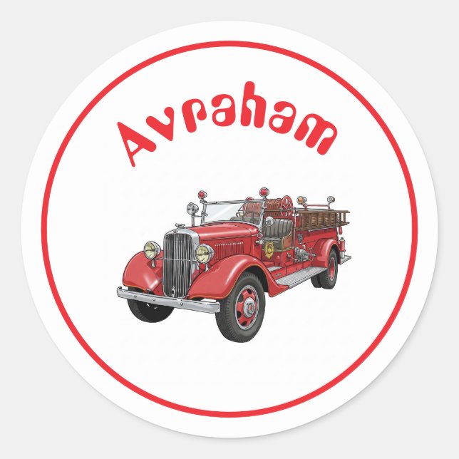 Aufkleber für Feuerwehrfahrzeuge (Vorderseite)