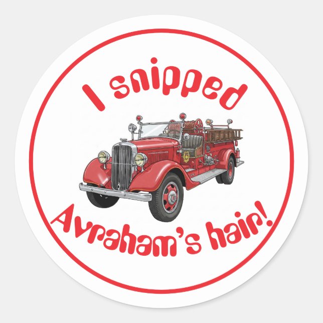 Aufkleber für Feuerwehrfahrzeuge (Vorderseite)