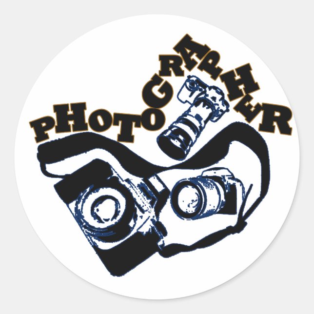 Aufkleber für Fotografen (Vorderseite)