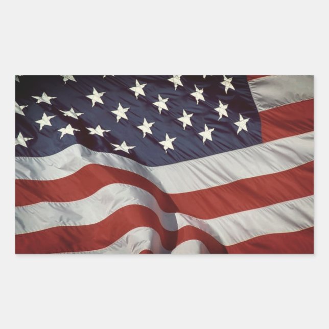 Aufkleber für Fotos der amerikanischen Flagge (Vorderseite)