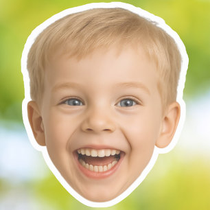 Aufkleber für Fotos mit Personalisierter Gesichtsp