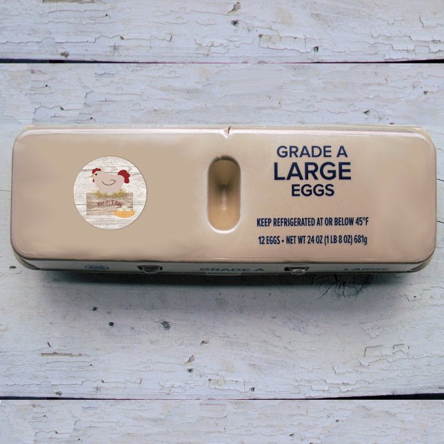 Aufkleber für frische Eier (Von Creator hochgeladen)