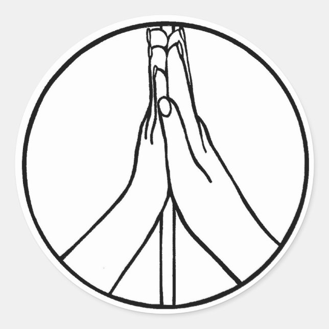 Aufkleber für fünf Friedenszeichen (Vorderseite)