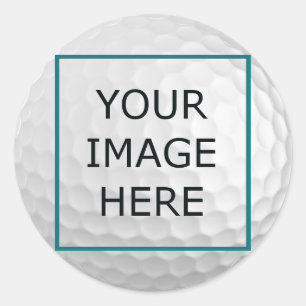 Aufkleber für Golf-Ball - mit Logo