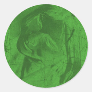 Aufkleber für grüne Reflektionen