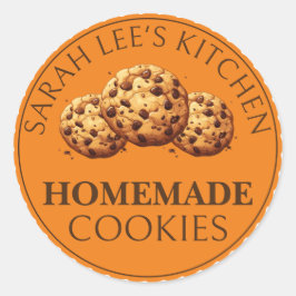 Aufkleber für hausgemachte Cookies