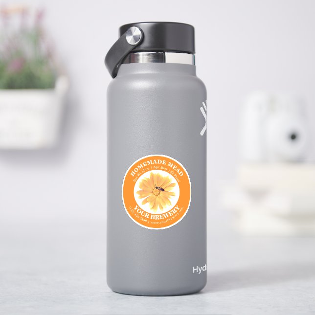 Aufkleber für hausgemachte Flaschen (HydroFlask)