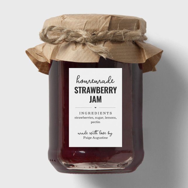 Aufkleber für hausgemachte Konfitüre/Lebensmittelk (Von Creator hochgeladen)