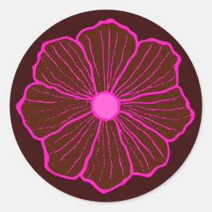 Aufkleber für hawaiianische Blume