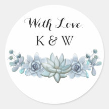 Aufkleber für Hochzeitsaufkleber für Blume