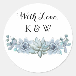 Aufkleber für Hochzeitsaufkleber für Blume