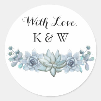 Aufkleber für Hochzeitsaufkleber für Blume