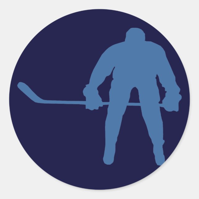 Aufkleber für Hockey-Silhouette (Vorderseite)