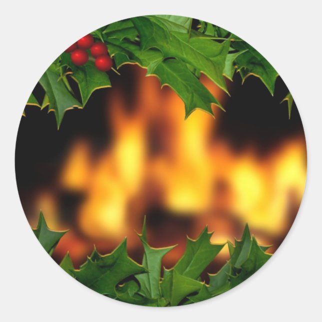 Aufkleber für Holly und Hearth (Vorderseite)