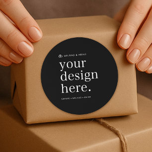 Aufkleber für Ihr Design Upload 3" rund