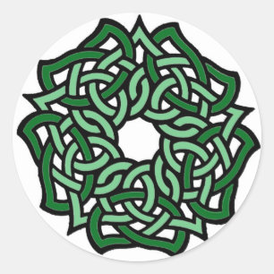 Aufkleber für irische Rose