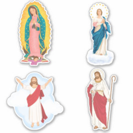 Aufkleber für Jesus und Mary Set