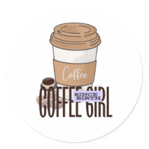 Aufkleber für Kaffeeliebhaber
