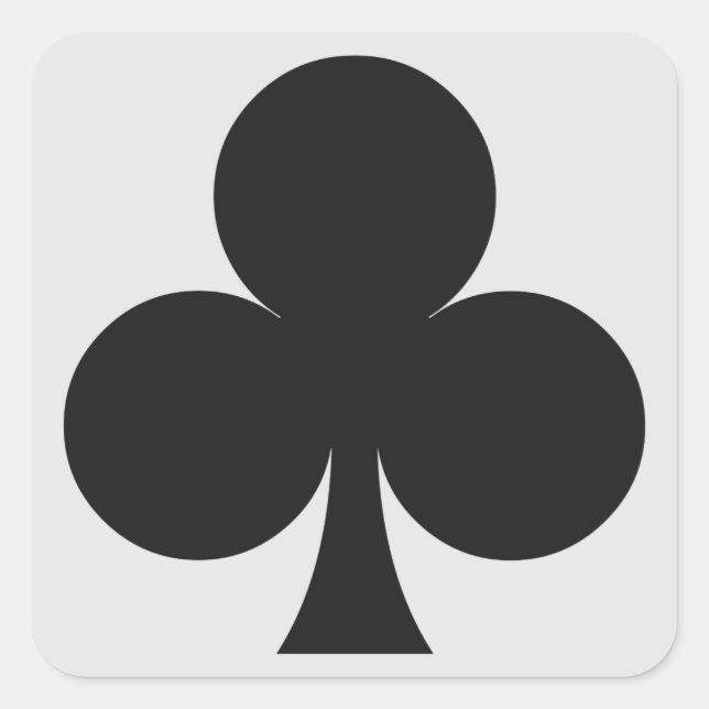 Aufkleber für Kartenspieler - Club (Vorderseite)
