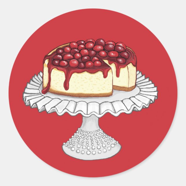 Aufkleber für Käsekuchen (Vorderseite)