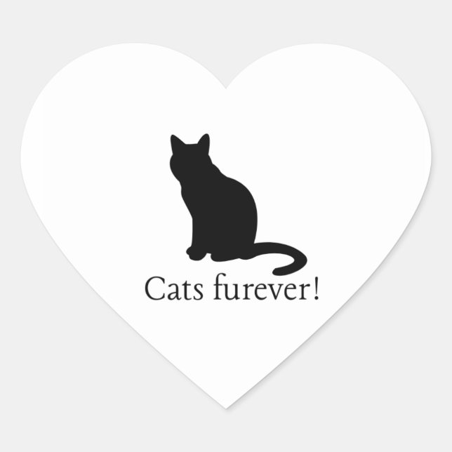 Aufkleber für Katzen (Vorderseite)