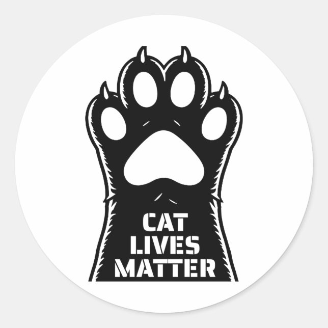Aufkleber für Katzen (Vorderseite)