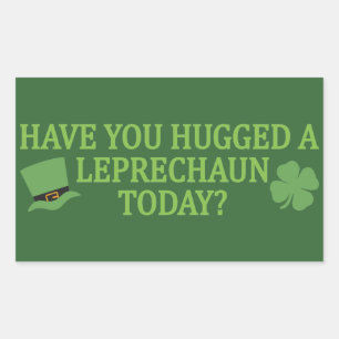 Aufkleber für Leprechaun Hug