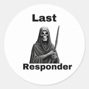 Aufkleber für letzte Responder