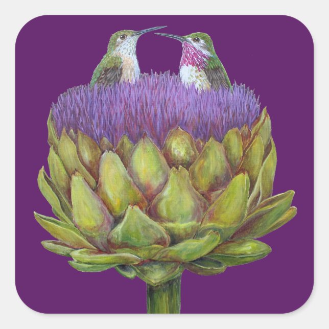 Aufkleber für Liebe und Artichoke (Vorderseite)