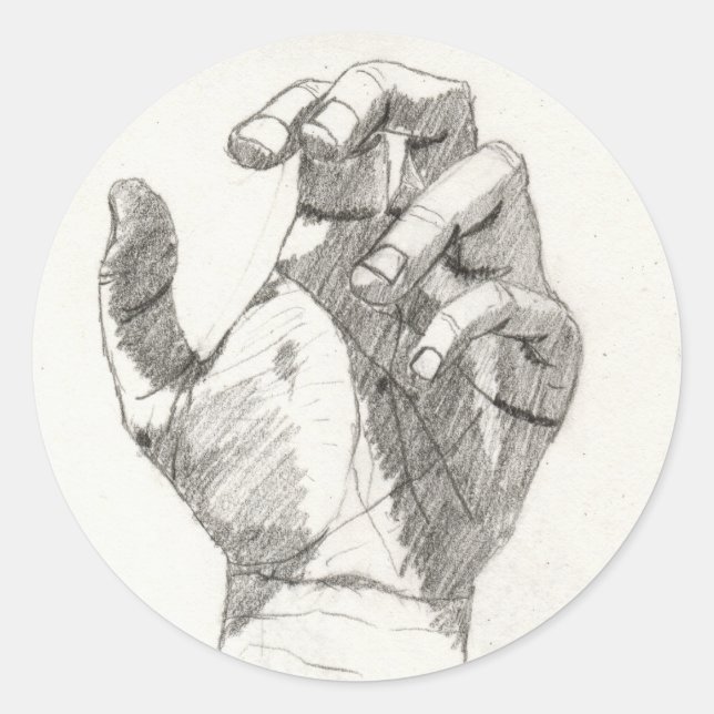 Aufkleber für Links Hand (im Detail) (Vorderseite)