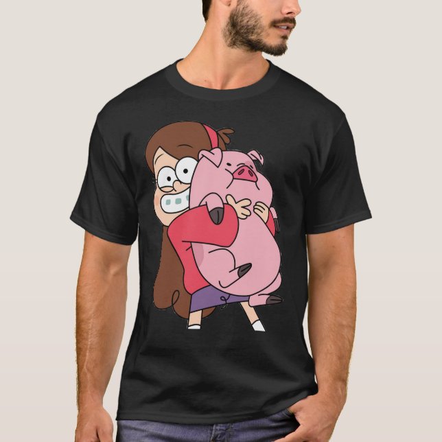 Aufkleber für Mabel und Waddles T-Shirt (Vorderseite)