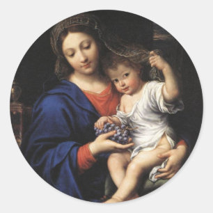 Aufkleber für Madonna und Kinder