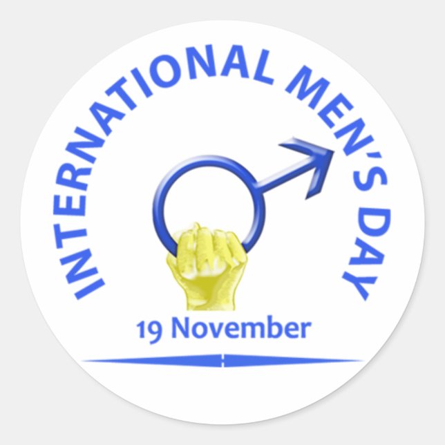 Aufkleber für Männer (Vorderseite)