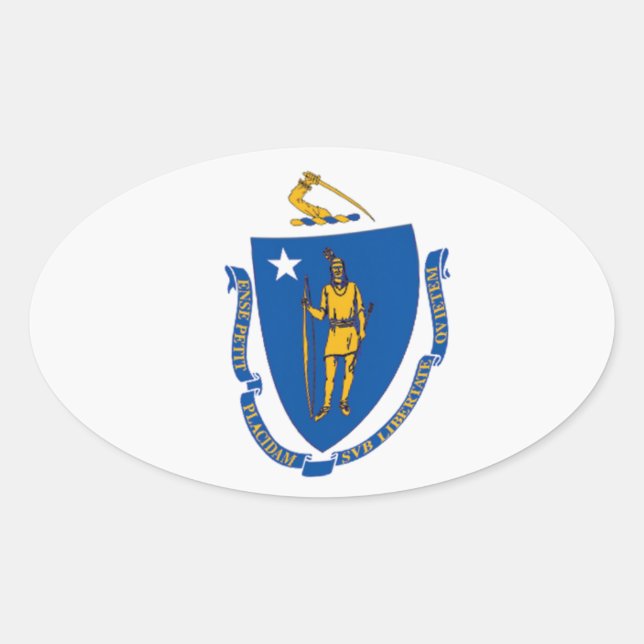 Aufkleber für Massachusetts (Vorderseite)