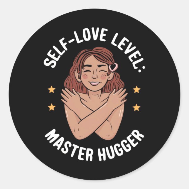 Aufkleber für Master-Hugger auf Selbststufe (Vorderseite)