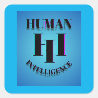 Aufkleber für menschliche Intelligenz